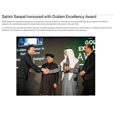 Satish-Sanpal-honoured-with-Golden-Excellency-Award (Custom)